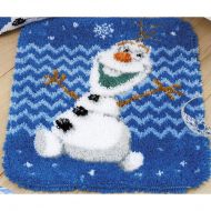 Набор для вышивания VERVACO арт.PN-0166274 Коврик Олаф Disney 47х54 см