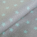 Ткань ранфорс Звездопад, арт.WH 2929-v01, 130г/м?,100% хлопок, шир.240см, цв.серый/мята, уп.3м
