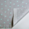 Ткань ранфорс Звездопад, арт.WH 2929-v01, 130г/м?,100% хлопок, шир.240см, цв.серый/мята, уп.3м
