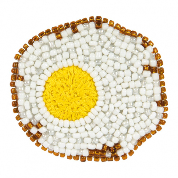 Набор для вышивания KLART арт. 10-014 Брошь. Яичница 5х4,5 см