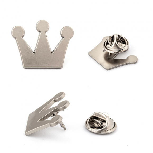 Декоративный элемент Корона крепление штырек и цанга TBY.R 3541.2 22х17мм цв. серебро, уп. 10шт Декоративный элемент Корона крепление штырек и цанга TBY.R 3541.2 22х17мм цв. серебро, уп. 10шт