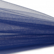 Еврофатин мягкий матовый Hayal Tulle арт.HT.S шир.300см, 100% полиэстер цв.113 уп.50м - синий
