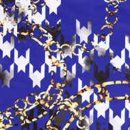 Ткань Милано 230 г/м? 95% полиэстер, 5% лайкра шир.150 см арт.T.0043.4 цв.04 электрик рул.25м