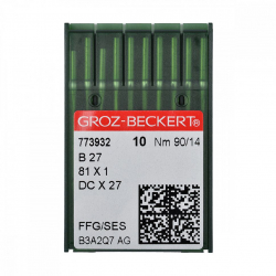 Игла для промышленных швейных машин Groz-Beckert B27/81x1/DCx27 FFG  №90 уп.10 шт. арт.773932
