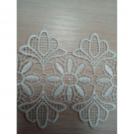 Кружево гипюр KRUZHEVO арт.TR.16GB0194 шир.105мм цв.4 молочный уп.9м