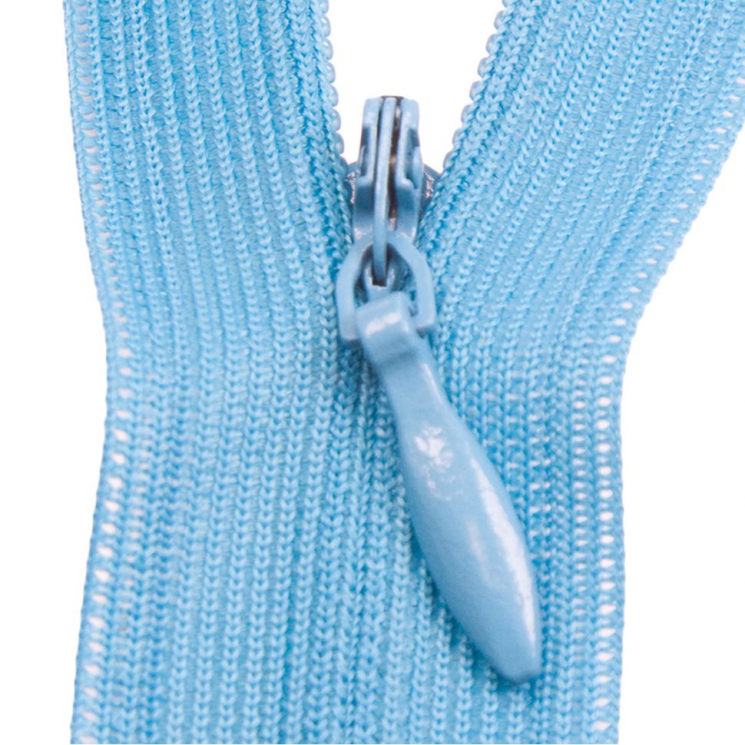 Молния потайная нераз 20см S-046 голубой яркий SBS уп.100шт