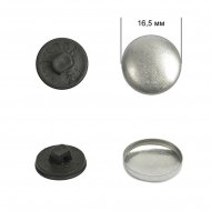 Заготовки для обтяж.пуг. №26 (16,5мм) ножка - пластик цв. черный уп. 500шт