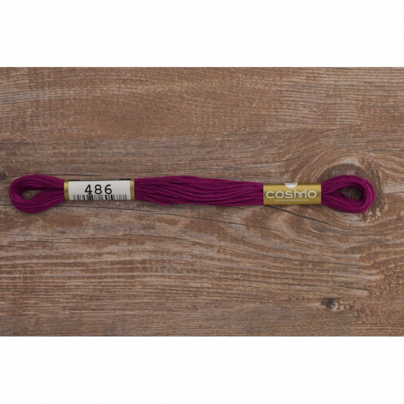 Мулине COSMO однотонный цвет 486 Мулине COSMO однотонный цвет 486