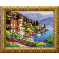 Рисунок на ткани (Бисер) КОНЁК арт. 9619 Вилла 29х39 см Рисунок на ткани (Бисер) КОНЁК арт. 9619 Вилла 29х39 см