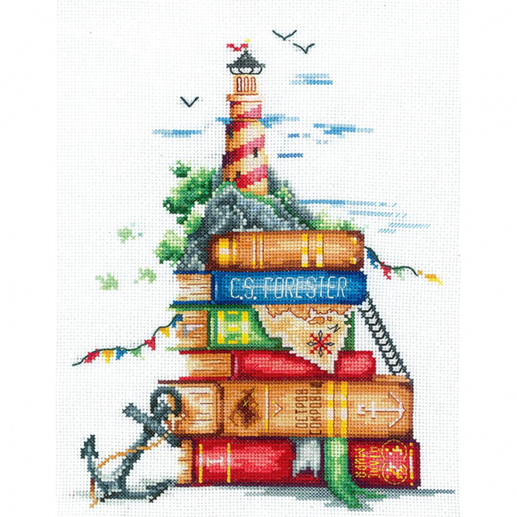 Набор для вышивания СДЕЛАЙ СВОИМИ РУКАМИ арт.И-03 Морские истории 18х22 см