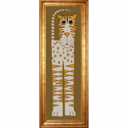 Рисунок на ткани (Бисер) КОНЁК арт. 9934 Саванна 4 25х65 см
