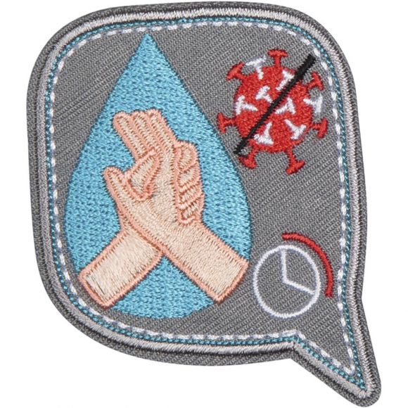 Термоаппликация "Руки дезинфицируют "