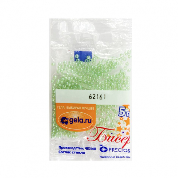 Бисер №10, 5 г., цвет 62161