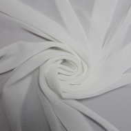 Ткань Креп-шифон 105 г/м? 100% полиэстер шир.150 см арт.Р.14982.02 цв.02 шампань уп.25м