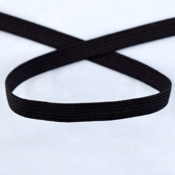Резинка продежка, 7,9 мм, цвет черный