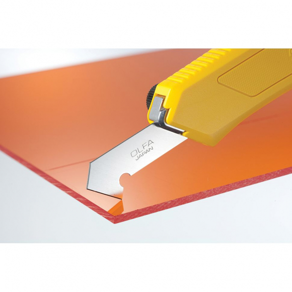 190064_Нож для пластика усиленный с лезвиями в комплекте Olfa