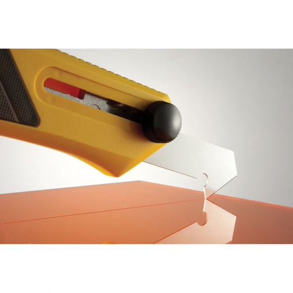 190064_Нож для пластика усиленный с лезвиями в комплекте Olfa