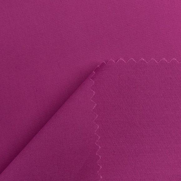 Ткань рубашечная 115 г кв.м 65% полиэстер, 35% хлопок шир.150 см арт.Р.32705.33 цв.33 фуксия уп.25м