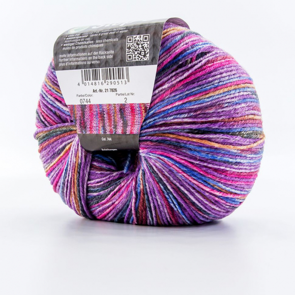 192607_Пряжа Step 6 Irish Rainbow Colours, 75% шерсть, 25% полиамид, 410 м, 150 г