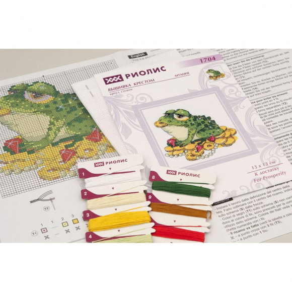 Набор для вышивания РИОЛИС арт.1704 К достатку 13х13 см