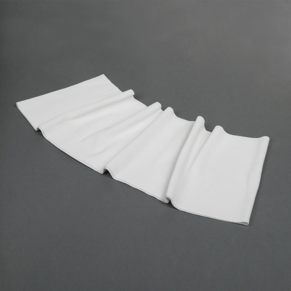 Подвяз TBY трикотажный 110х15см хлопок с лайкрой белый уп.5шт