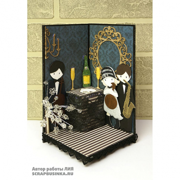 Набор ножей для вырубки "Музыкальные инструменты"