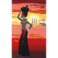 Набор для вышивания бисером АБРИС АРТ арт. AB-467 Африка-2 27х45 см