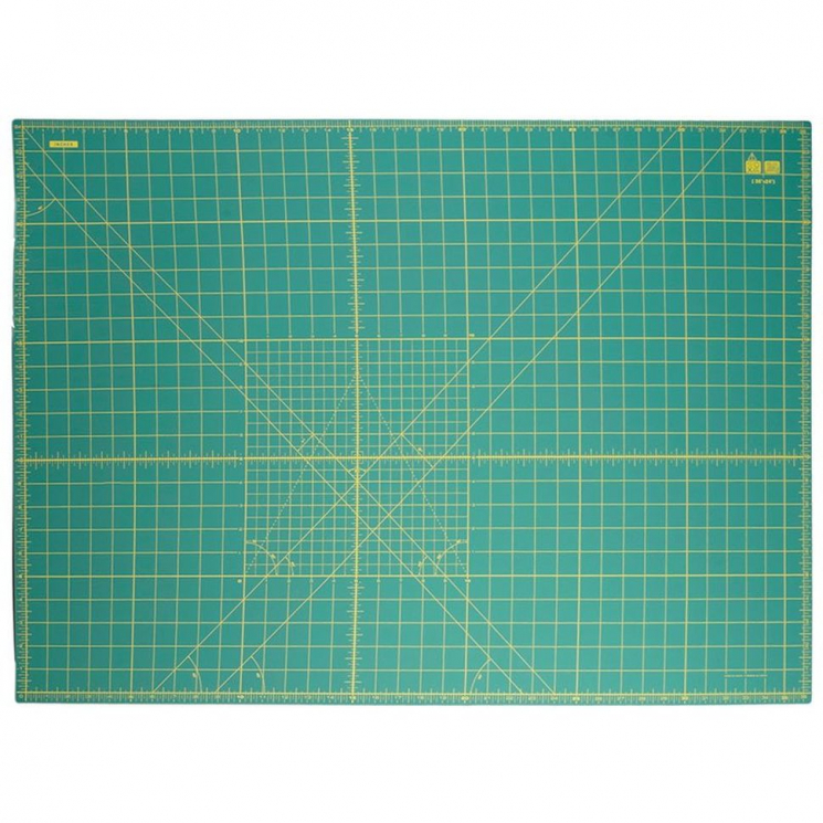 611382 PRYM Коврик д/раскройных ножей 60х90см сантиметровая и дюймовая шкала