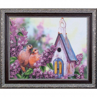 Набор для вышивания бисером МАГИЯ КАНВЫ арт.Б332 Дикие голуби 27,5х25 см Набор для вышивания бисером МАГИЯ КАНВЫ арт.Б332 Дикие голуби 27,5х25 см