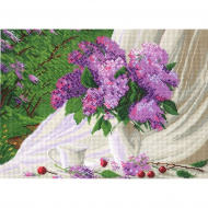 Рисунок на канве МАТРЕНИН ПОСАД арт.37х49 - 0789 Сиреневое утро