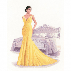Набор для вышивания HERITAGE арт.JLZO1400E Зоя 31,5х38,5 см