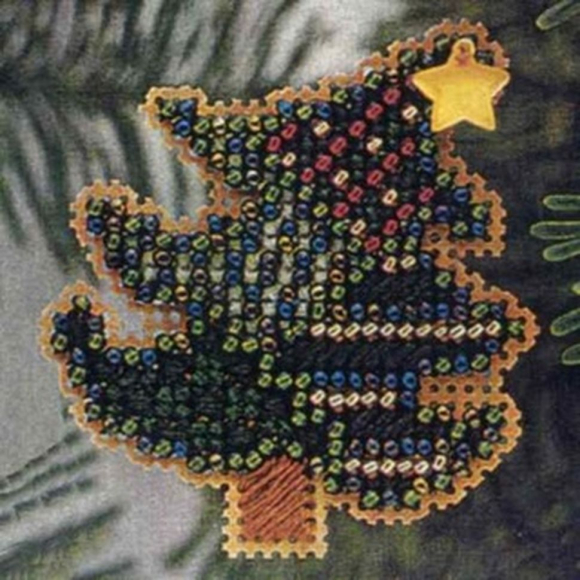 Набор для вышивания бисером MILL HILL Ёлочка 6х6 см