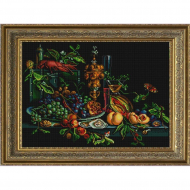 Рисунок на ткани (Бисер) КОНЁК арт. 1254 Голландский натюрморт 45х60 см Рисунок на ткани (Бисер) КОНЁК арт. 1254 Голландский натюрморт 45х60 см