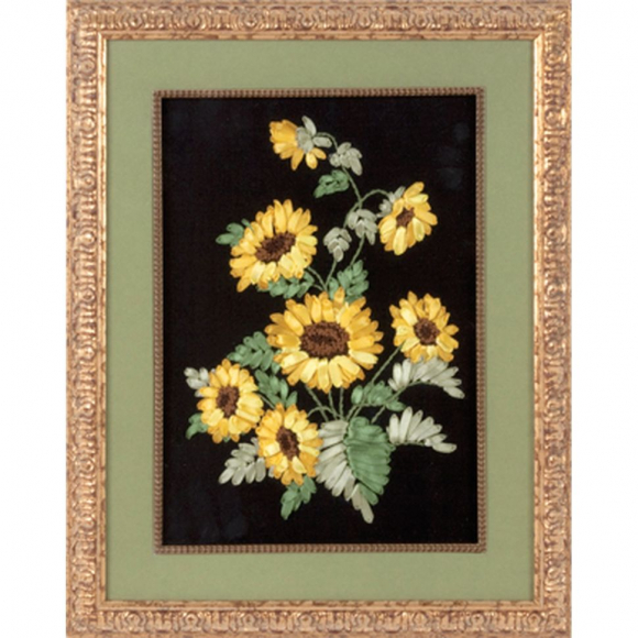 Набор для вышивания PANNA арт. C-1159 Золотые подсолнухи 24х34 см Набор для вышивания PANNA арт. C-1159 Золотые подсолнухи 24х34 см