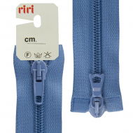 79928_Молния спираль, разъёмная 2 замка, 6 мм, 60 см, цвет 2630, сине-голубой