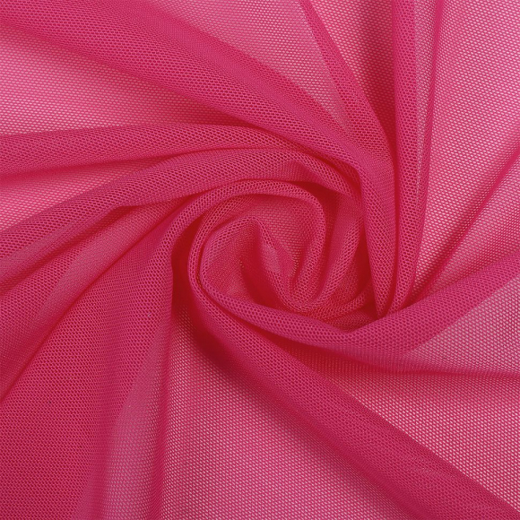 Сетка стрейч арт.OD-90-10 90г/м? ш.152см цв.фуксия рул.50-75 м