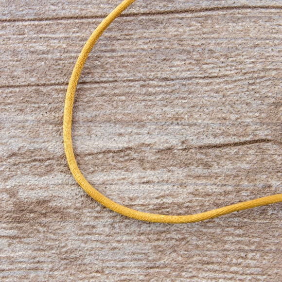 32005_Шнур атласный мини-рулон, 2 мм, 4,5 м, цвет 54, золотистый