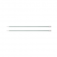 47265 Knit Pro Спицы прямые для вязания Zing 3мм/30см, алюминий, 2шт