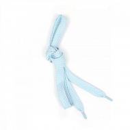 Шнурки плоские полиэфир 15мм цв.голубой 8146 арт.57/15 130см уп.144шт
