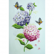 Набор для вышивания МАРЬЯ ИСКУСНИЦА арт.04.004.13 Соцветия гортензий 23х33 см