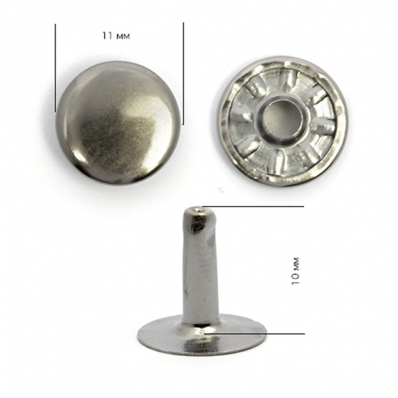 Хольнитены сталь New Star №123 11х10 (10мм) цв. никель черный уп. 1000шт Хольнитены сталь New Star №123 11х10 (10мм) цв. никель черный уп. 1000шт