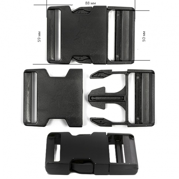 Фастекс 50мм черный уп.68шт Фастекс 50мм черный уп.68шт