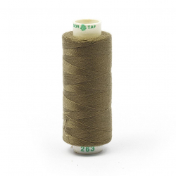 Нитки Dor Tak бытовые 40/2 полиэстер 366м цв.263 т.бежевый