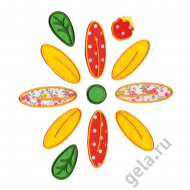 40171_Термоаппликация PRONTY, формат А6, большие цветы