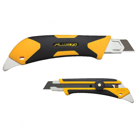 189952_Нож сверхпрочный Olfa c многофункциональным выступом