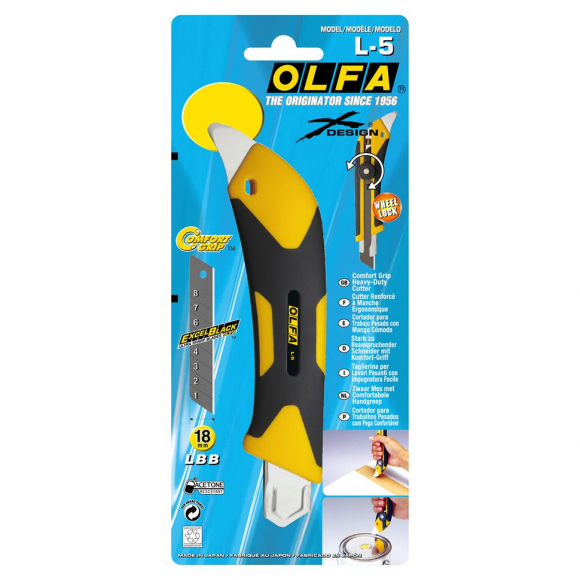 189952_Нож сверхпрочный Olfa c многофункциональным выступом