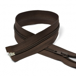 Молния MaxZipper пласт. спираль №5-N 40см цв.F303 коричневый уп.50шт