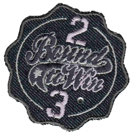 Термоаппликация HKM "Button Bound to win, rosa 2"