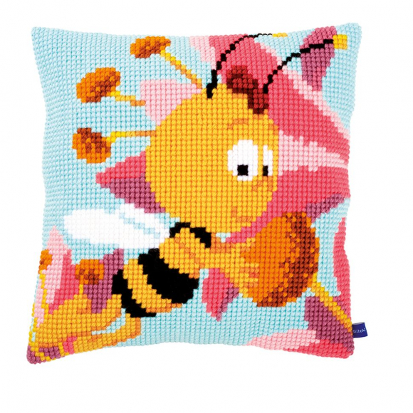 Набор для вышивания VERVACO арт.PN-0155686 Подушка Вилли в розовом цветке 40х40 см Набор для вышивания VERVACO арт.PN-0155686 Подушка Вилли в розовом цветке 40х40 см