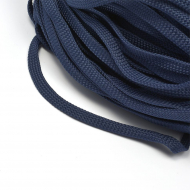 Шнур плоский полиэфир 08 мм арт. 859 цв. т.синий уп.200м